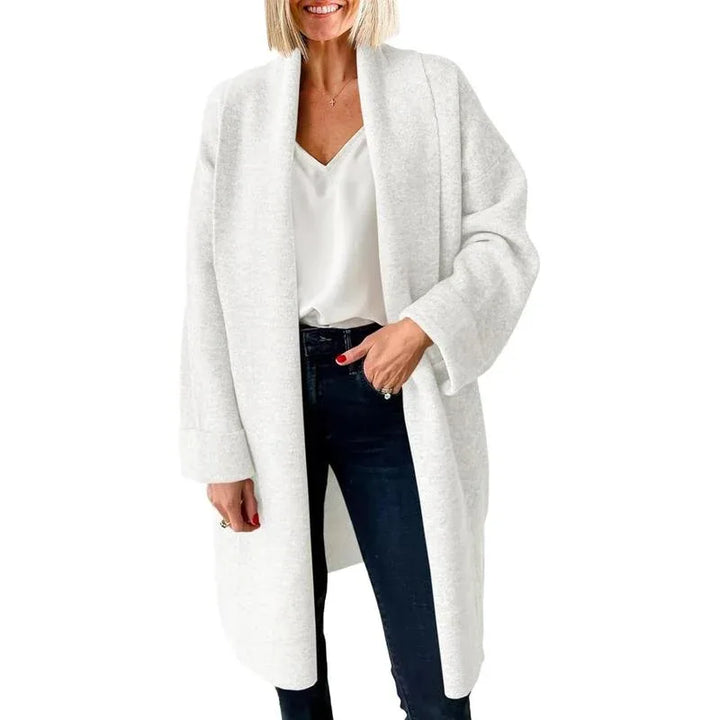 OLIVIENE™ - Comfy Chunky Open Front Oversized Long Cardigan - MABEL LONDON