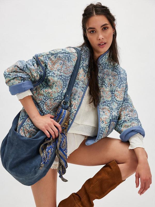 SALENTINE™ - Chic Print Style Long Sleeve Jacket - MABEL LONDON