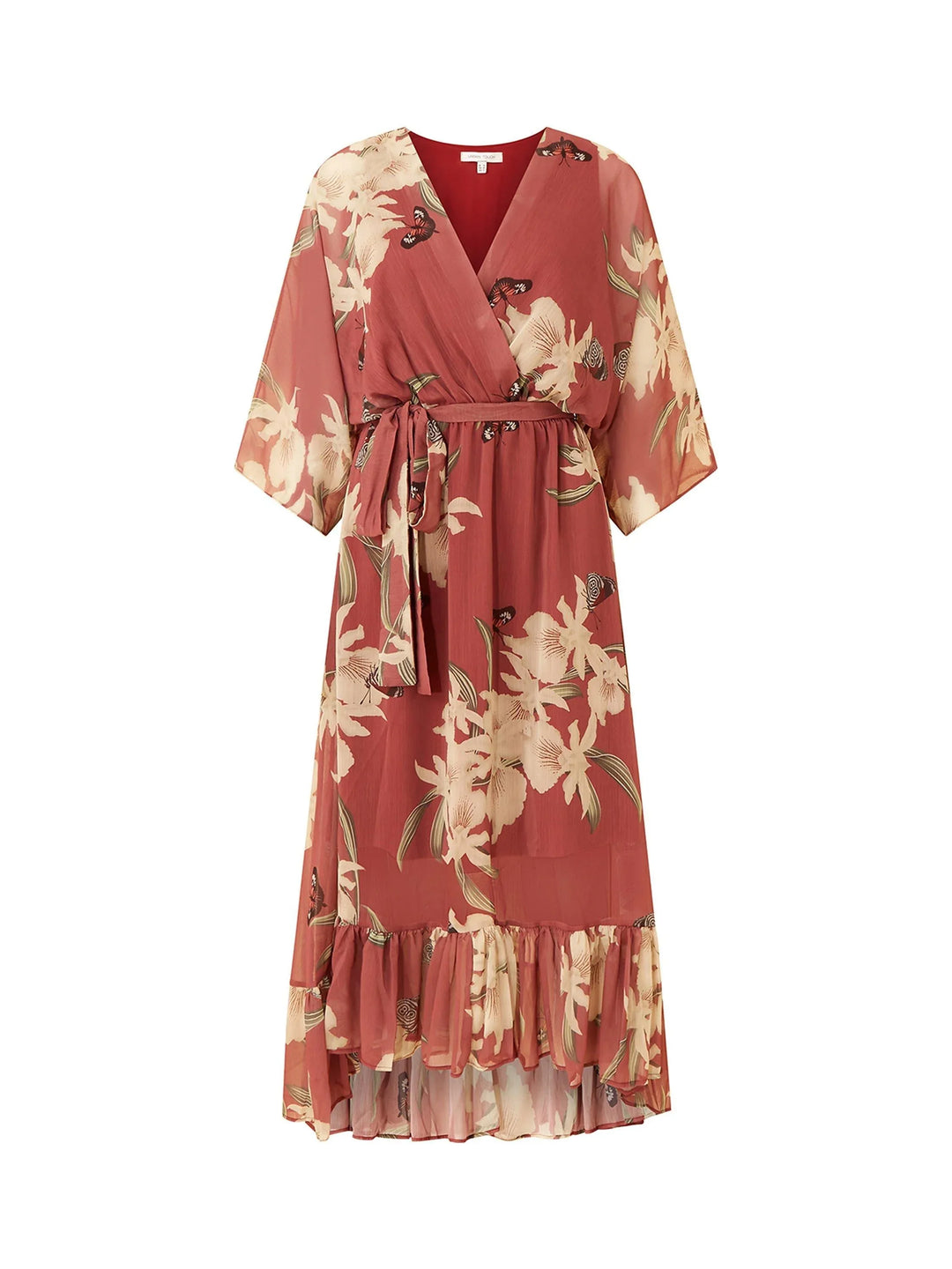 YASMINE™ - Elegant Kimono Midi Dress - MABEL LONDON