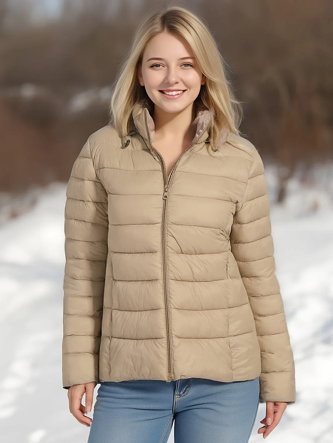 Madison | Ultra-Light Down Jacket - MABEL LONDON