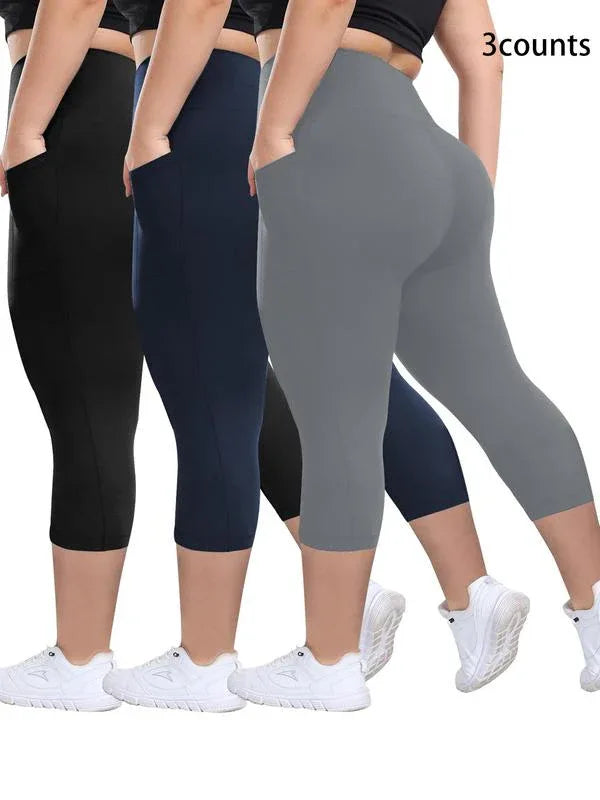MIRA™ – Breathable 3-Pack Capris - MABEL LONDON