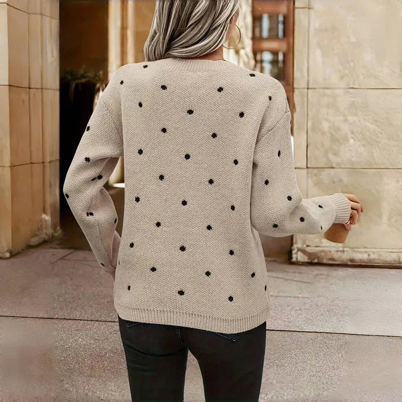 MAEVE™- Polka Dot Sweater - MABEL LONDON