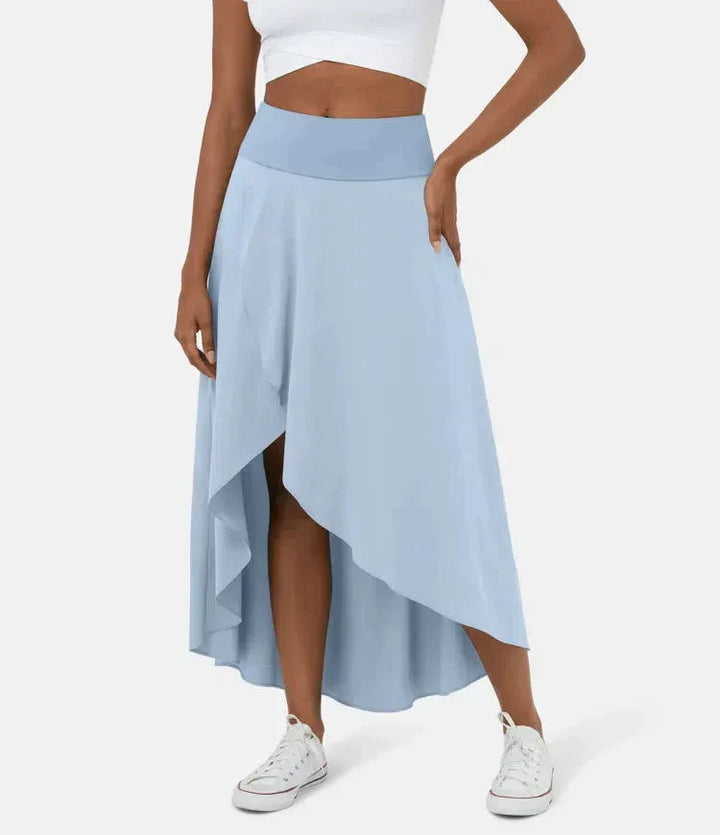 AMELIE™ - Elegant Asymmetric Midi Skirt - MABEL LONDON