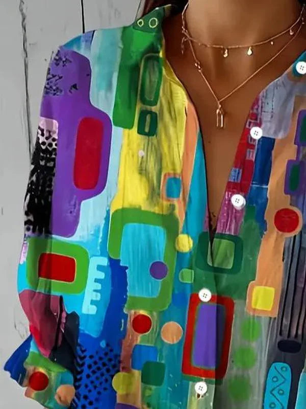 Milah | Sophisticated Button-Up Shirt - MABEL LONDON