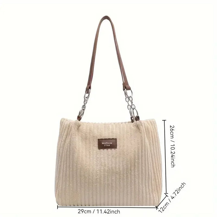 ORNA™ - Corduroy Tote Bag - MABEL LONDON