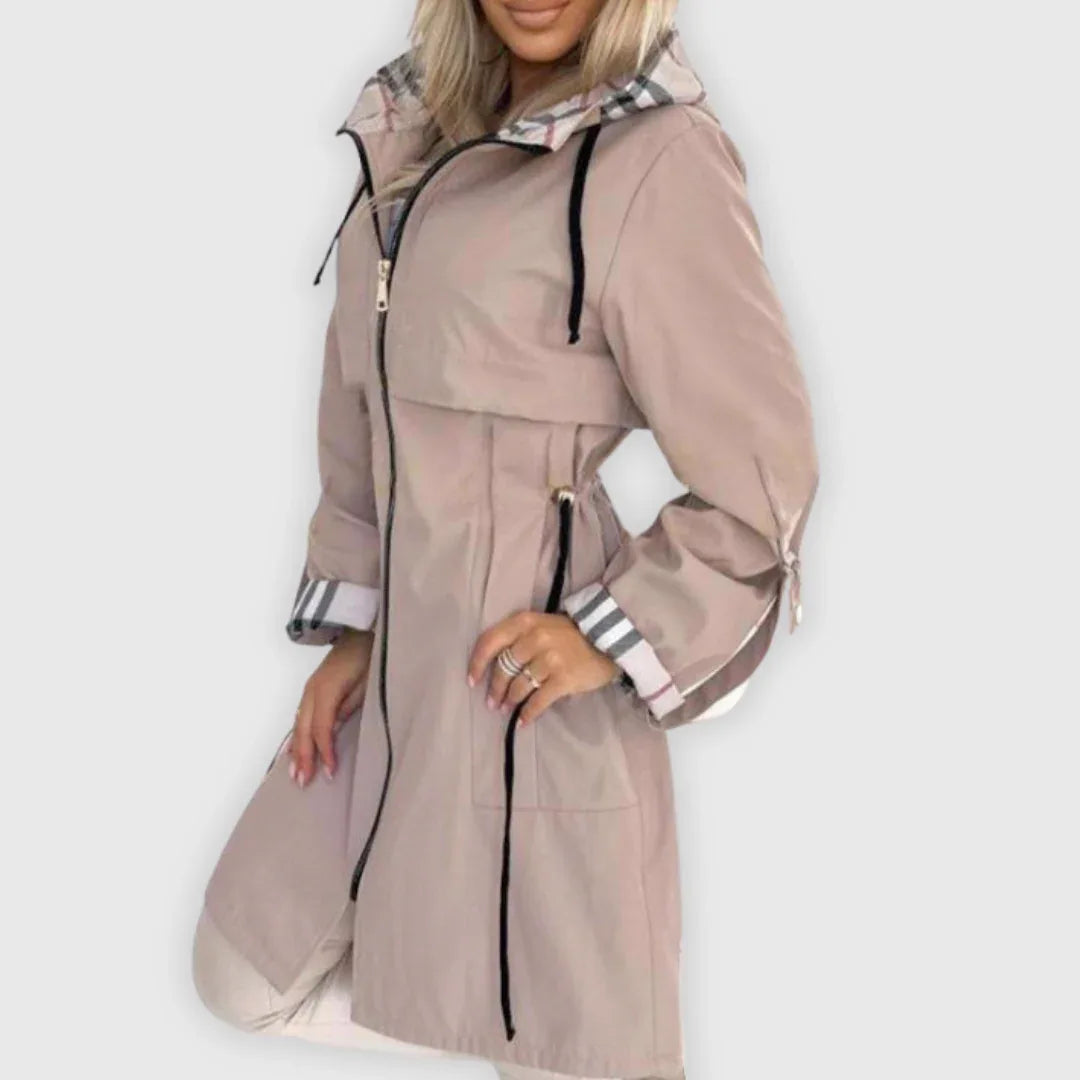 Imogen | Waterproof Zip Coat - MABEL LONDON