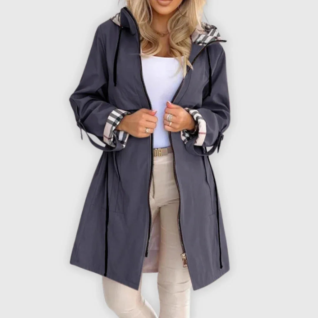 Imogen | Waterproof Zip Coat - MABEL LONDON