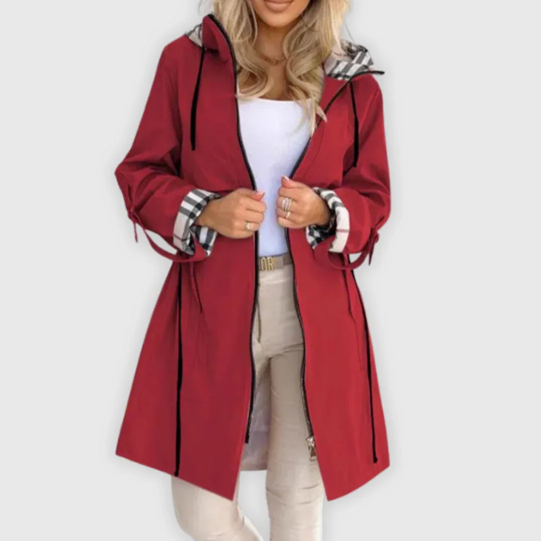 Imogen | Waterproof Zip Coat - MABEL LONDON