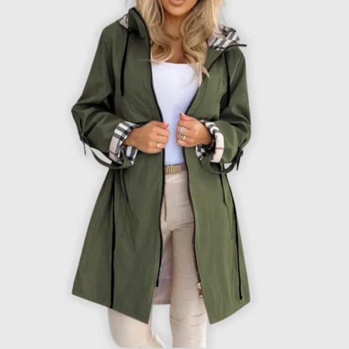 Imogen | Waterproof Zip Coat - MABEL LONDON