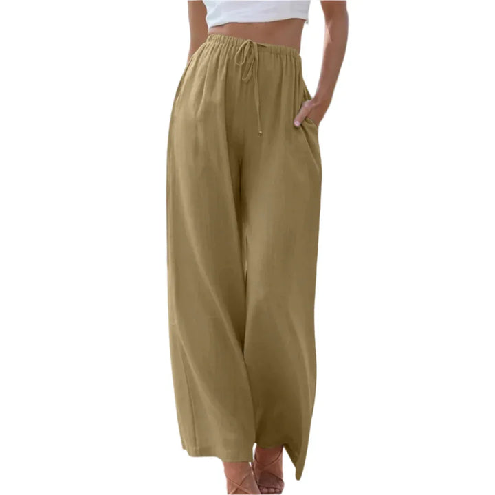 MARIANNE™ – Casual Summer Wide Leg Trousers - MABEL LONDON