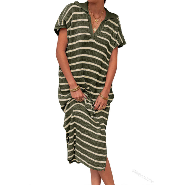 ODESSA™ - Summer Graceful Slit Loose Maxi Dress - MABEL LONDON