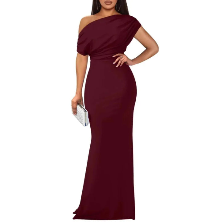 NOEMIA™ – Elegant Bodycon Maxi Party Dress - MABEL LONDON