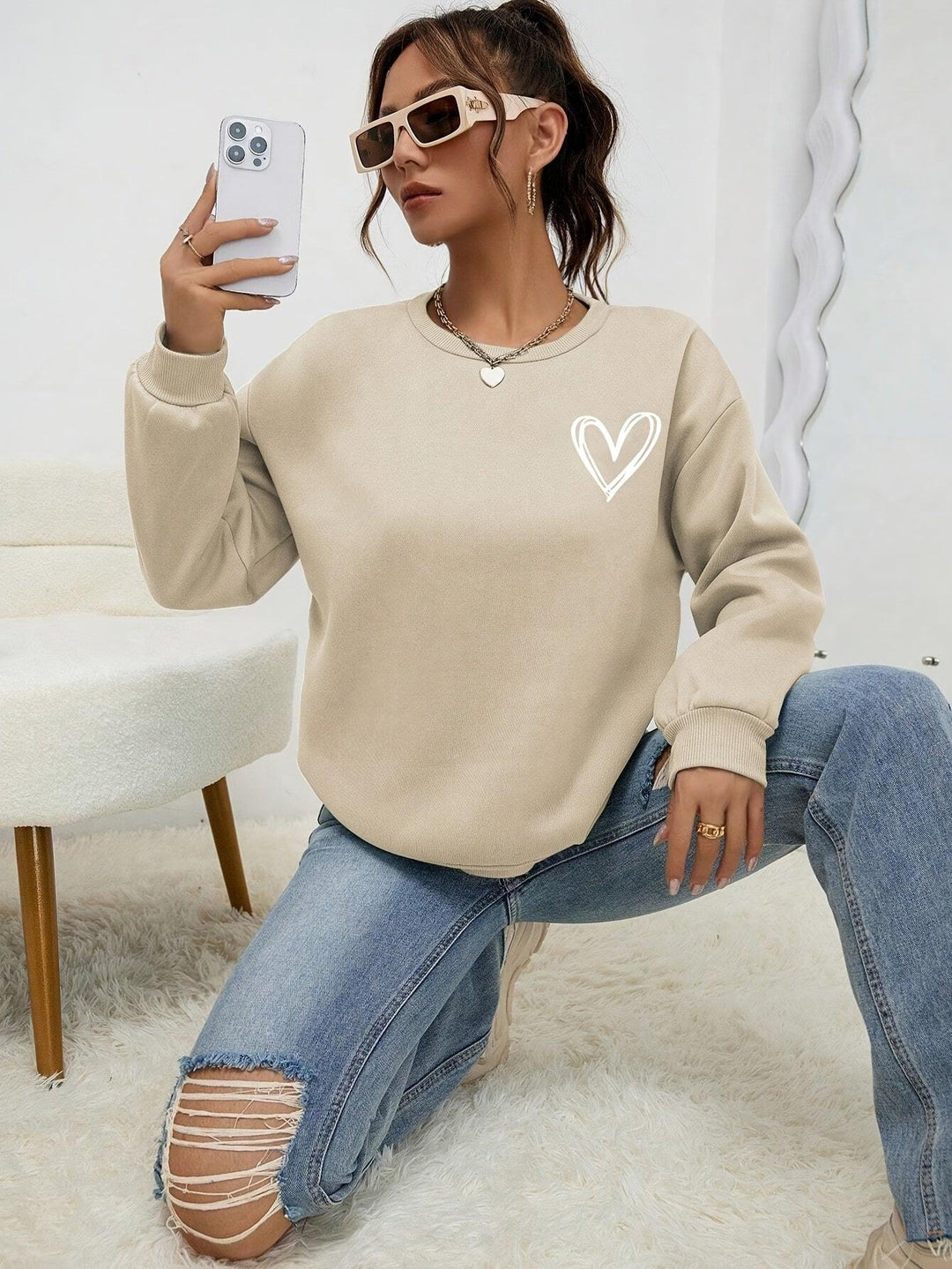 AUDRÉE™ - Minimalist Cozy Sweatshirt - MABEL LONDON