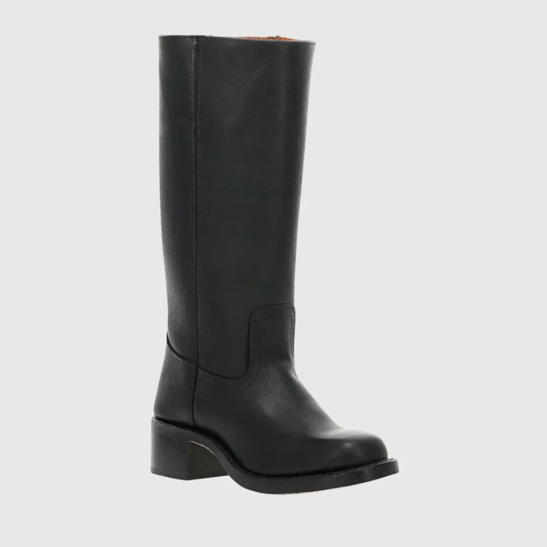 LERELIA | LEATHER KNEE-HIGH BOOTS - MABEL LONDON