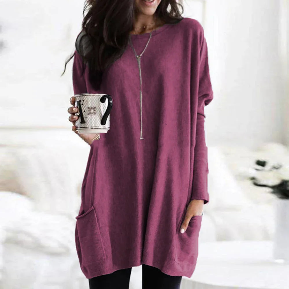 PAYONG™ - Casual Long Sleeve Lightweight Sweatshirt - MABEL LONDON