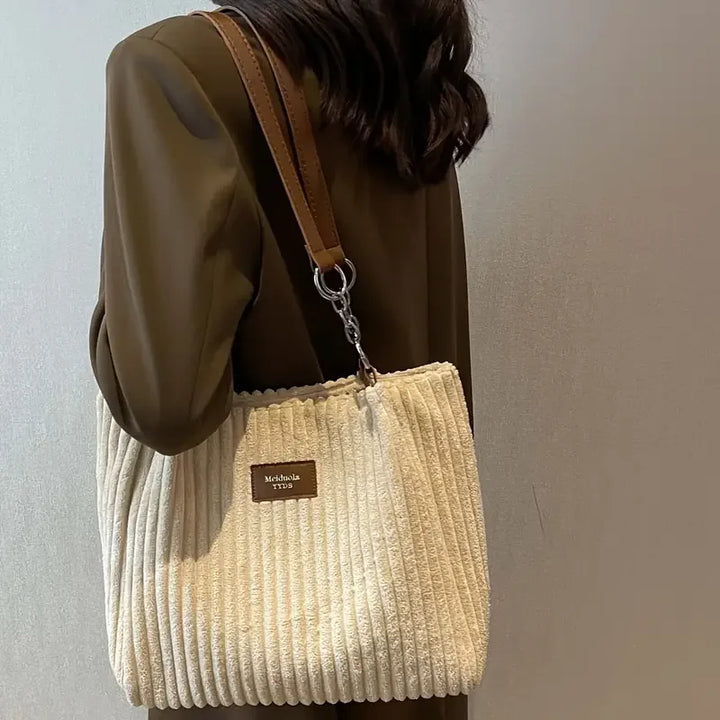 ORNA™ - Corduroy Tote Bag - MABEL LONDON