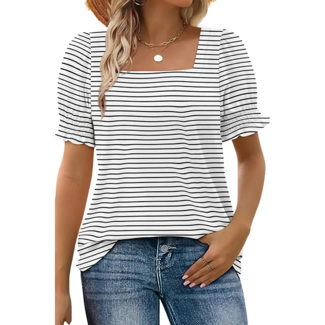 JOSEPHINE™ - Lightweight Ruffle Sleeve Summer Essential - MABEL LONDON