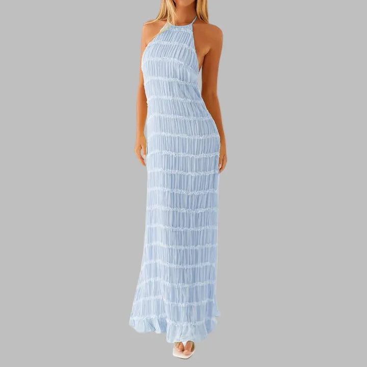 LUNET™ - Elegant Sleeveless Backless Bodycon Maxi Dress - MABEL LONDON