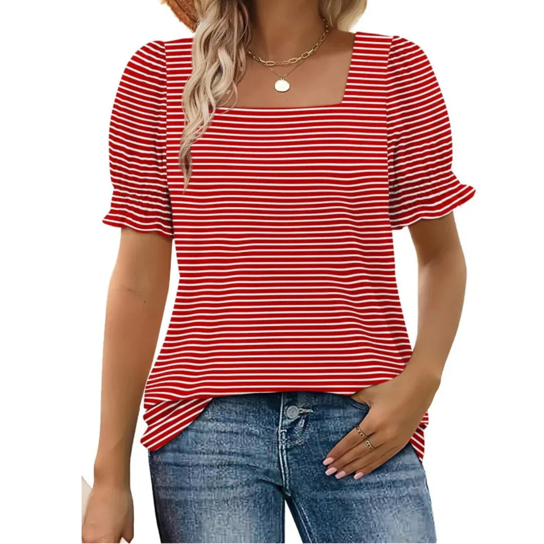 JOSEPHINE™ - Lightweight Ruffle Sleeve Summer Essential - MABEL LONDON