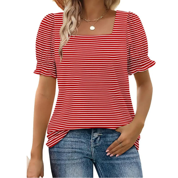 JOSEPHINE™ - Lightweight Ruffle Sleeve Summer Essential - MABEL LONDON