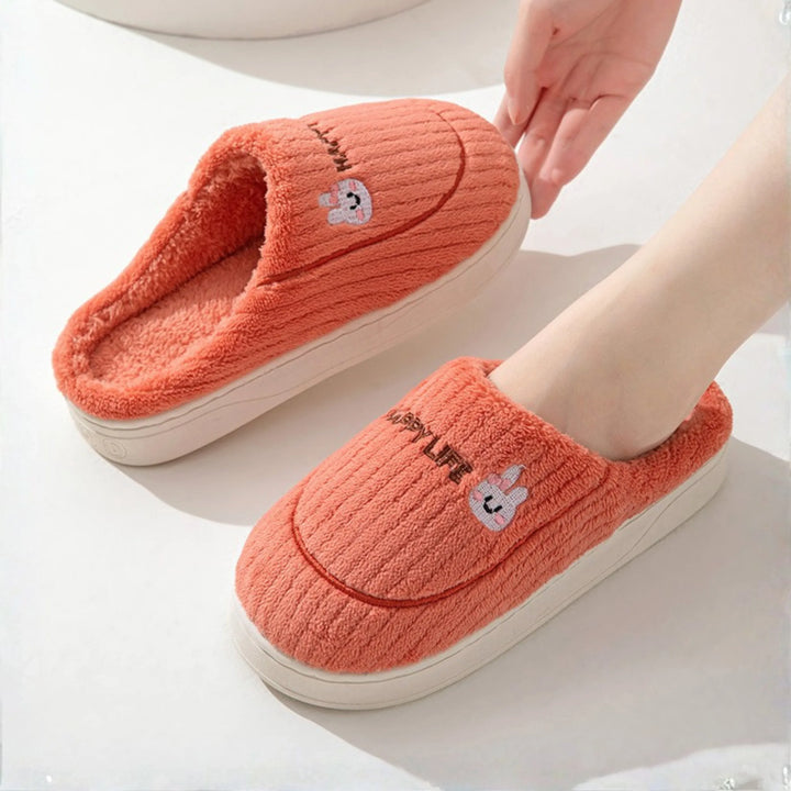 DAMINI™ - Comfy Fluffy Indoor Plush Non-Slip Slippers - MABEL LONDON