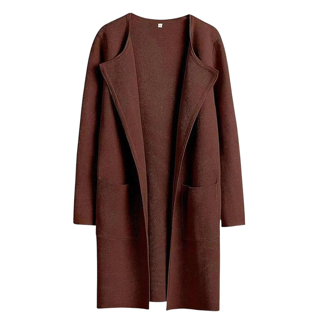 VALENCIA™ - Casual Open Front Long Sleeve Jacket - MABEL LONDON