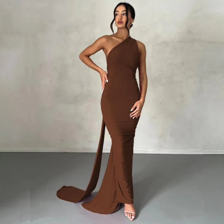 MARGOT™ - Elegant Sleeveless Evening Halter Bodycon Dress - MABEL LONDON