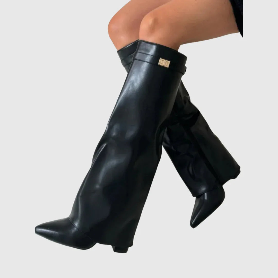 LELENE | LUXE LEATHER BOOTS - MABEL LONDON