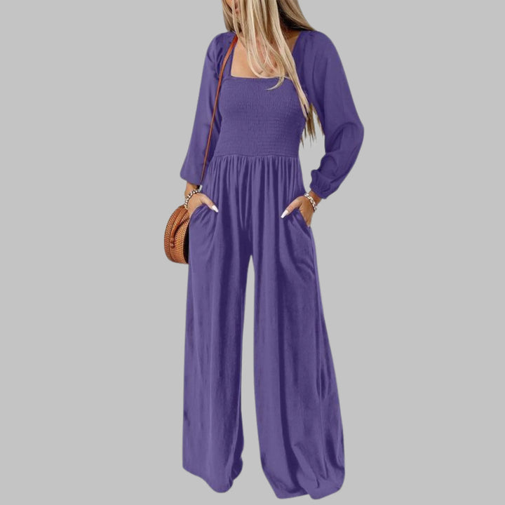 KISHA™ - Chic Loose Overall Wide Leg Jumpsuit - MABEL LONDON