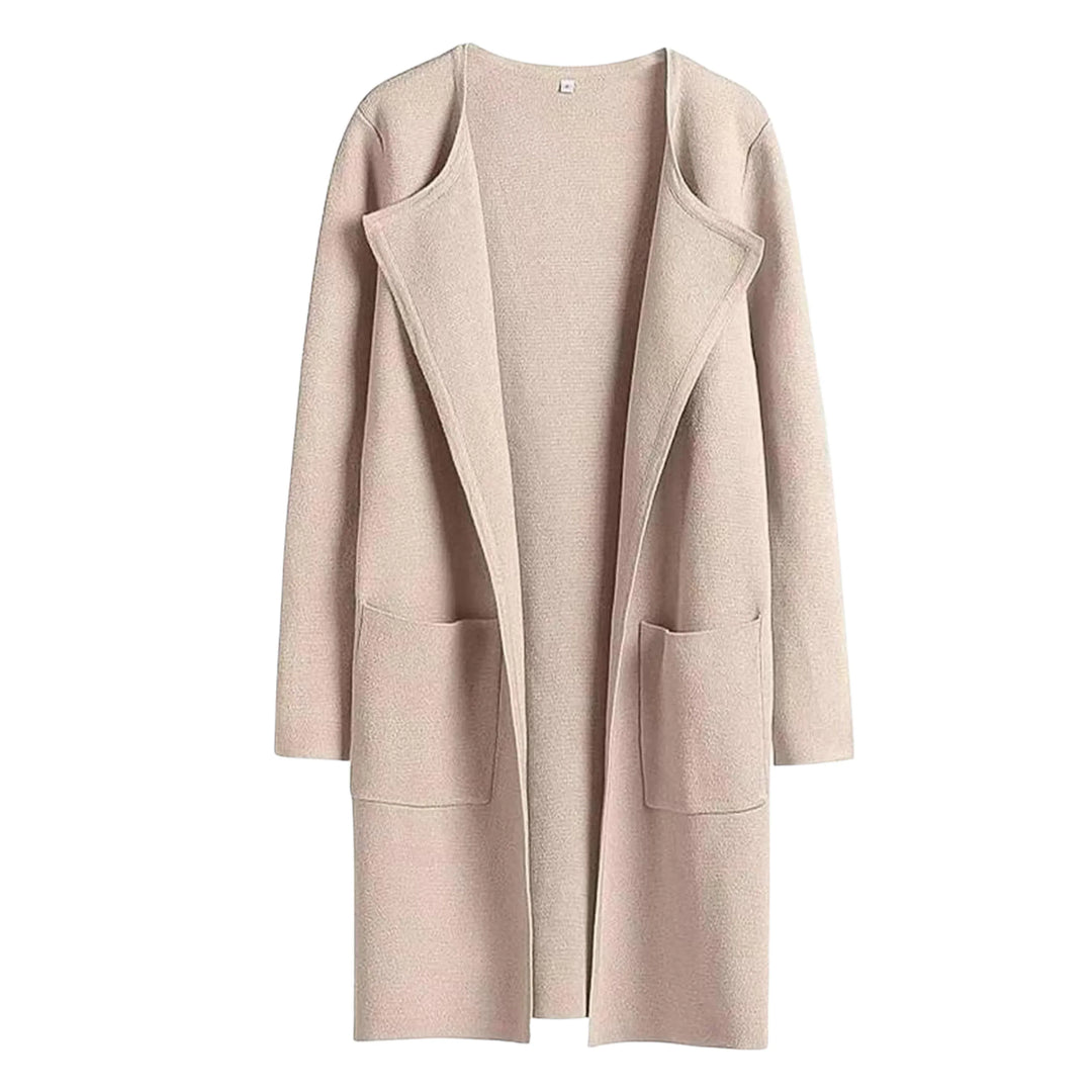 VALENCIA™ - Casual Open Front Long Sleeve Jacket - MABEL LONDON