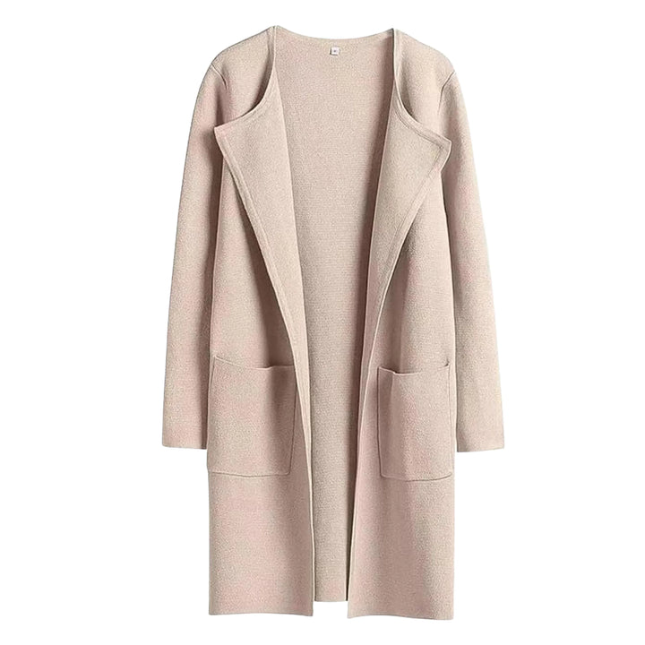 VALENCIA™ - Casual Open Front Long Sleeve Jacket - MABEL LONDON