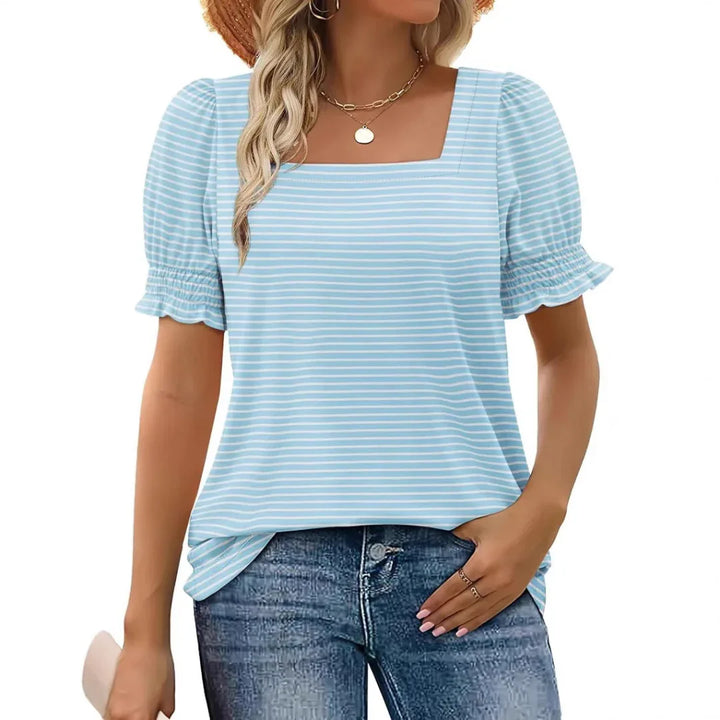 JOSEPHINE™ - Lightweight Ruffle Sleeve Summer Essential - MABEL LONDON