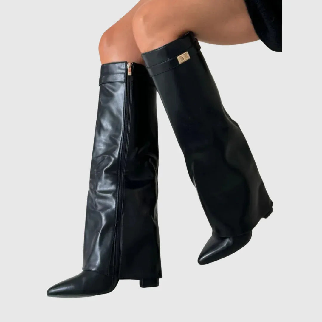 LELENE | LUXE LEATHER BOOTS - MABEL LONDON