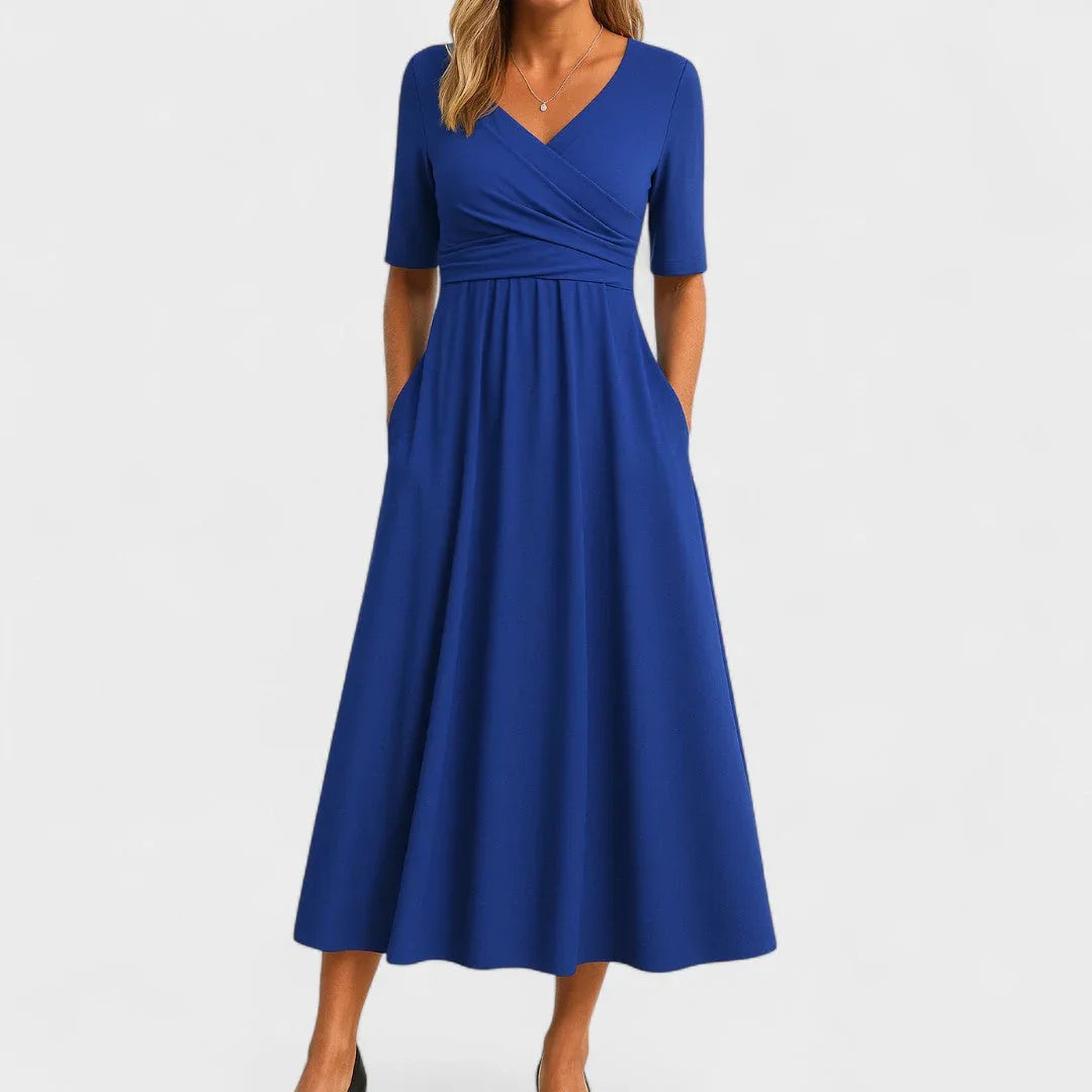 Ida | Elegant Midi Dress - MABEL LONDON