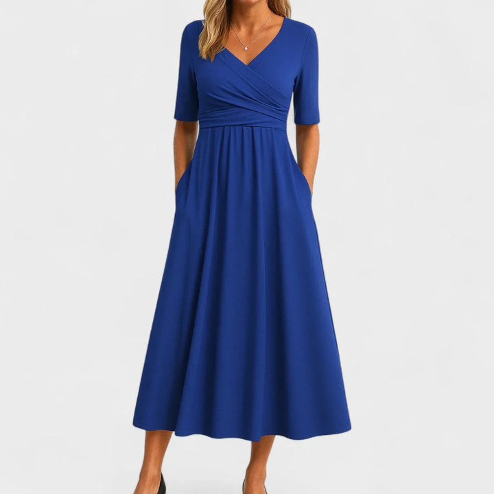 Ida | Elegant Midi Dress - MABEL LONDON