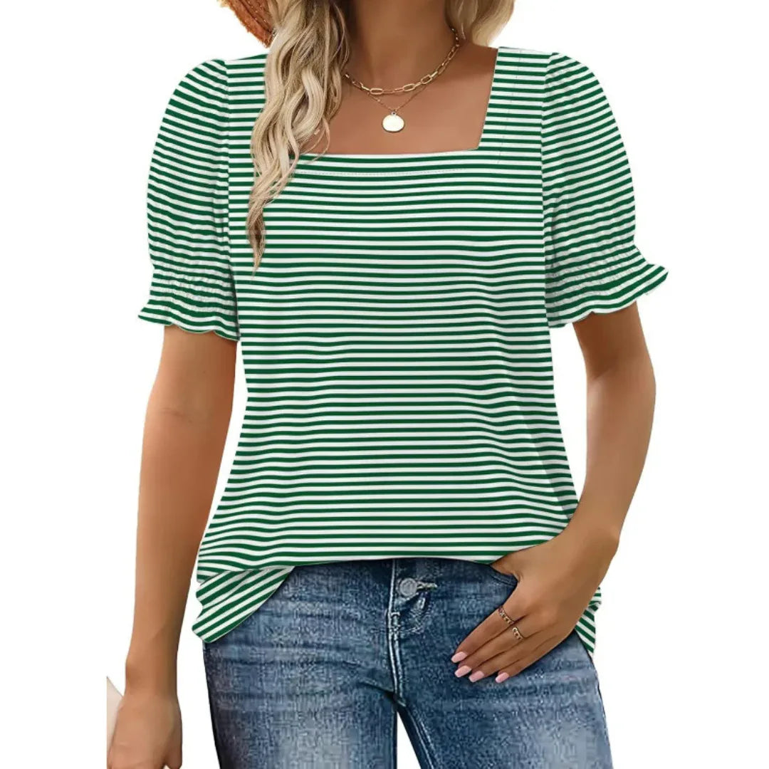 JOSEPHINE™ - Lightweight Ruffle Sleeve Summer Essential - MABEL LONDON