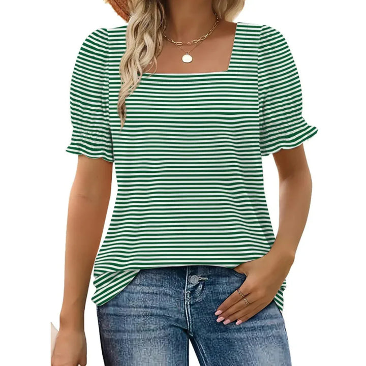 JOSEPHINE™ - Lightweight Ruffle Sleeve Summer Essential - MABEL LONDON