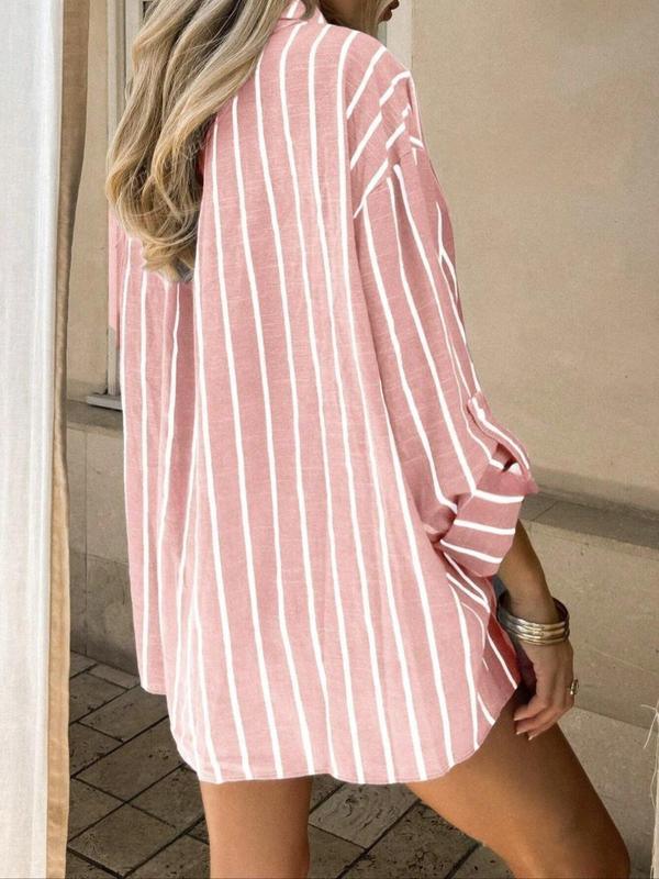 ELISENA™ – Timeless Long Sleeve Striped Summer Top - MABEL LONDON