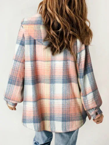 HANNAH™ - Chic Plaid Jacket - MABEL LONDON