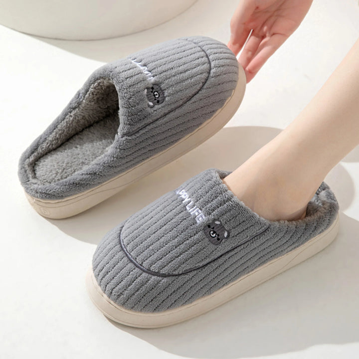 DAMINI™ - Comfy Fluffy Indoor Plush Non-Slip Slippers - MABEL LONDON