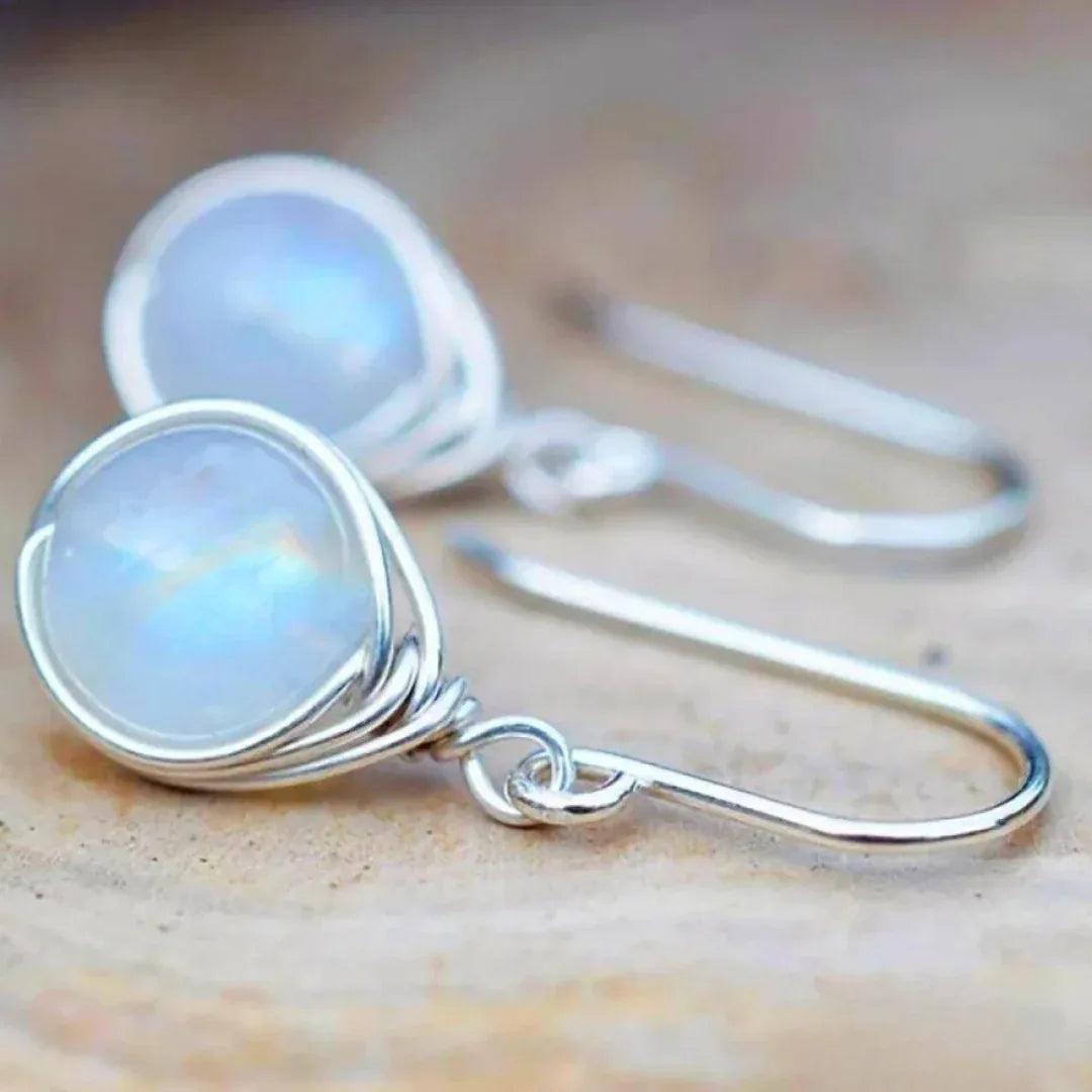 Timeless Moonstone Earrings - MABEL LONDON