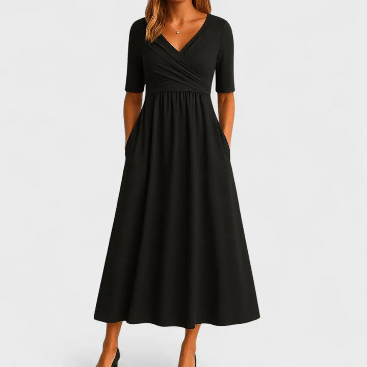 Ida | Elegant Midi Dress - MABEL LONDON