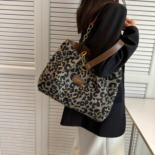 Tavira | Leopard Charm Tote - MABEL LONDON