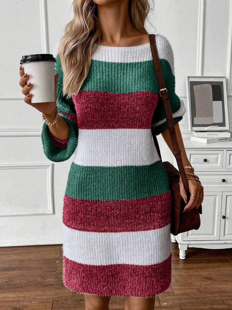 Chloe - Sweater dress (Christmas) - MABEL LONDON