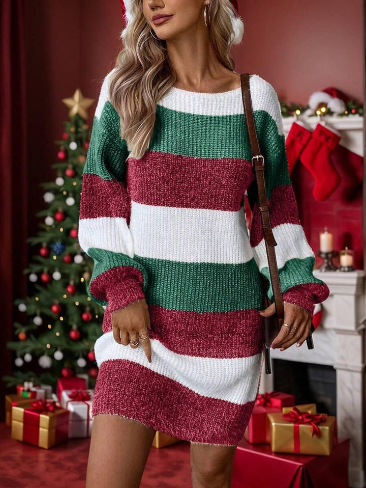 Chloe - Sweater dress (Christmas) - MABEL LONDON