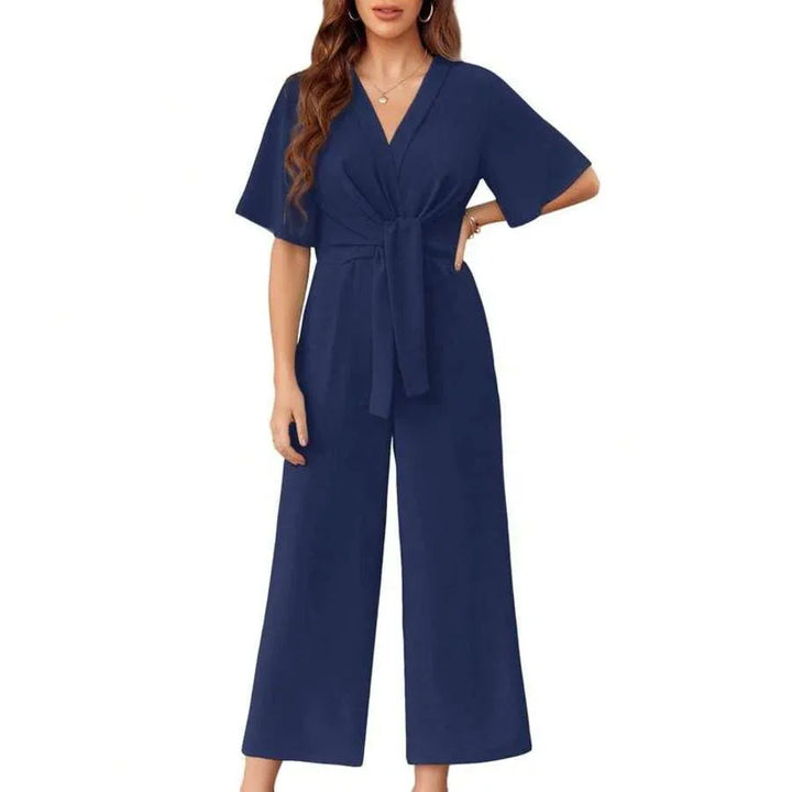 GABRIELLA™ - Elegant Summer Tie Knot Jumpsuits - MABEL LONDON