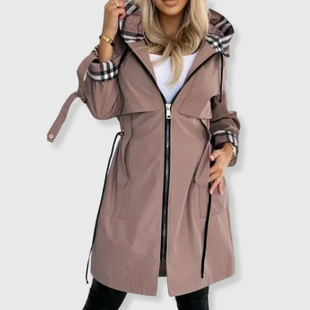 Imogen | Waterproof Zip Coat - MABEL LONDON