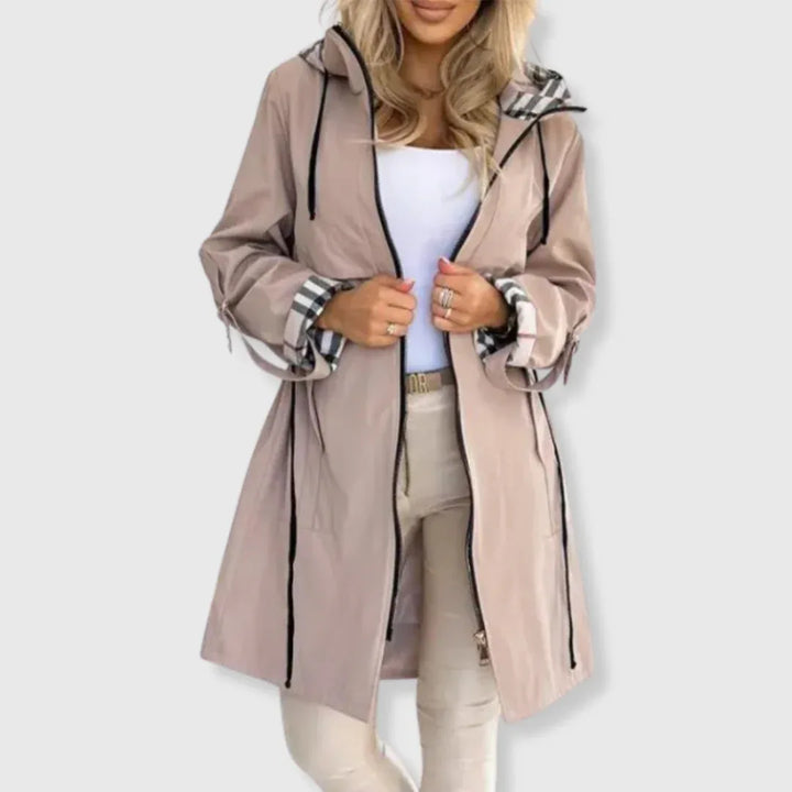 Imogen | Waterproof Zip Coat - MABEL LONDON