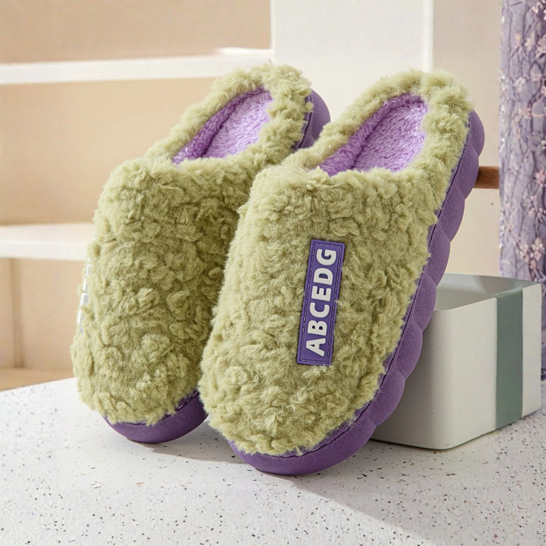 DAMINI™ - Comfy Fluffy Indoor Plush Non-Slip Slippers - MABEL LONDON