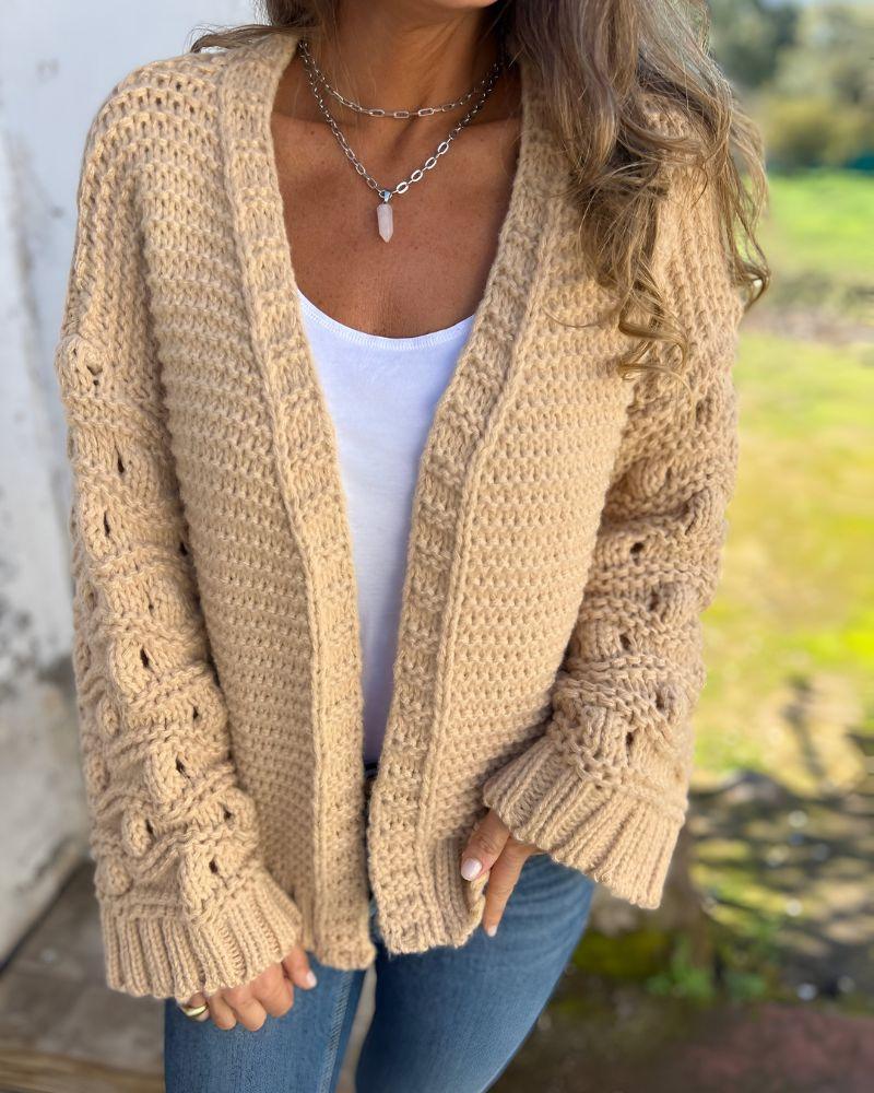 COLLEEN™ - Classic Knit Cardigan - MABEL LONDON